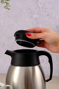 2 Litre Çelik Soğuk Sıcak Su Ve Çay Termosu - 1200p ürün fotoğrafı