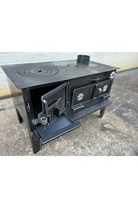 80lik Izgaralı Odun Kömür Yakıtlı Kuzine Soba ürün fotoğrafı