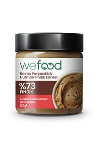 Kakao Parçacıklı Hurmalı Fındık Ezmesi 200 gr ürün fotoğrafı