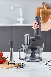 Pro Multimax 6 in 1 Çok Amaçlı Mutfak Robotu/Blender Seti Space Gray ürün fotoğrafı