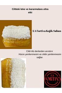 Dekoratif Hediyelik %100 El Yapımı Doğal Kabak Lifli Kojik Asit Sabunu 120 gr ürün fotoğrafı