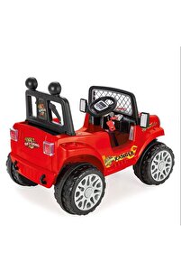 Ranger 2025 Model Direksiyondan Kontrollü Akülü Araba 12 Volt (UZAKTAN KUMANDALI) Kırmızı ürün fotoğrafı