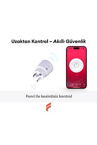 Akıllı Priz (16 AMPER) 2'li Set, Uzaktan Kontrol, Anlık Enerji Tüketim Takip, Zamanlayıcı, Tuya ürün fotoğrafı