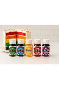 Sıvı Gıda Boyası Seti 5 Adet 5 Renk 10 ml X Su Bazlı Likit Gıda Boyaları Set 1 5 Adet ürün fotoğrafı