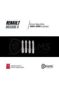 Renault Megane 2 Krom Kapı Kolu 4 Kapı 2002-2009 P. Çelik (AKSESUAR) ürün fotoğrafı