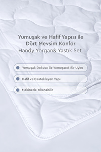 Handy Roll Pack Çift Kişilik Yastık&yorgan Seti ürün fotoğrafı