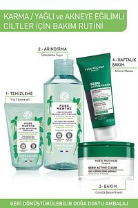 Karma-Yağlı-Akne/Sivilce Eğilimli Cilt, Arındırıcı, Prebiyotik Yüz Yıkama Jeli-Pure Menthe-125ml ürün fotoğrafı