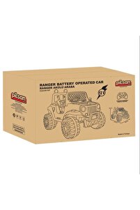 Ranger 2025 Model Direksiyondan Kontrollü Akülü Araba 12 Volt (UZAKTAN KUMANDALI) Kırmızı ürün fotoğrafı