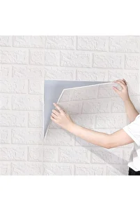 70x38 Cm(0,27M2)kendinden Yapışkanlı 3d Esnek Duvar Kağıdı Paneli ürün fotoğrafı