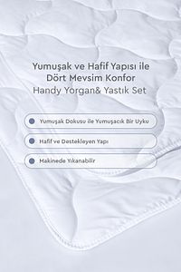 Handy Roll Pack Tek Kişilik Yastık&yorgan Seti ürün fotoğrafı