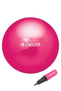 55 cm Deluxe 140 cm - 159 cm Boy Aralığında Olanlar İçin Uygun Fuşya Pilates Topu ve Pompa Seti ürün fotoğrafı