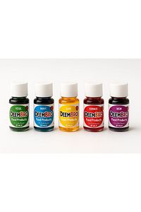 Sıvı Gıda Boyası Seti 5 Adet 5 Renk 10 ml X Su Bazlı Likit Gıda Boyaları Set 1 5 Adet ürün fotoğrafı