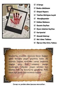 Dedektif Oyunu Çözümleme-suçluyu Bulma-katili Bulma-gizem-3'lü Set ürün fotoğrafı