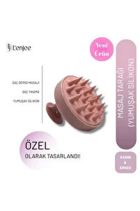 Silikon Saç Derisine Masaj Yapan Şampuan Tarağı ürün fotoğrafı