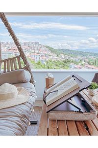 Minderli Kitap Okuma Standı Ayarlanabilir Çizim Standı Laptop Sehpası Çalışma Sehpası ürün fotoğrafı