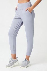 Kadın Gri Yüksek Bel Jogger Eşofman Altı Joggers ürün fotoğrafı