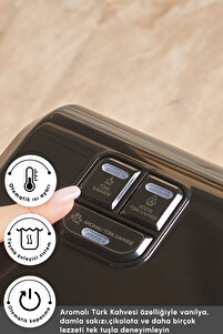Hatır Hüp Düet İkili Aroma Türk Kahve Makinesi 10 Fincan Kapasiteli Space Gray ürün fotoğrafı