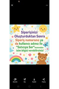 İsme Özel Bebek Çocuk Odası Oyuncak Çamaşır Sepeti ürün fotoğrafı
