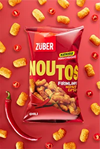 Noutos Fırınlanmış Nohut Cipsi Chili 55g X 12 Paket ürün fotoğrafı