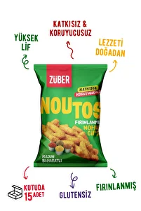 Noutos Fırınlanmış Nohut Cipsi Kajun Baharatlı 55g X 12 Paket ürün fotoğrafı