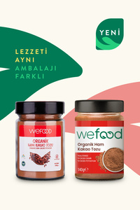 Organik Ham Kakao Tozu 140 gr 2'li ürün fotoğrafı
