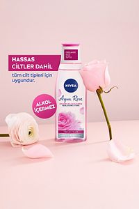 Yatıştırıcı Micellar Makyaj Temizleme Suyu 400ml Ve Aqua Rose Nemlendirici Tonik 200ml, Pamuk Hediye ürün fotoğrafı