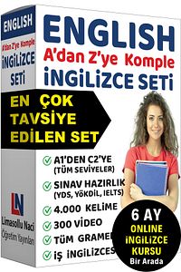 Ingilizce Eğitim Seti, Ingilizce Kitap, Gramer 4000 Kelime Öğrenme 300 Video, Yds, Yökdil Toefl, Lgs ürün fotoğrafı