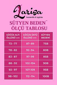 Kadın Balenli Dolgulu 3'lü Sütyen Takımı ürün fotoğrafı