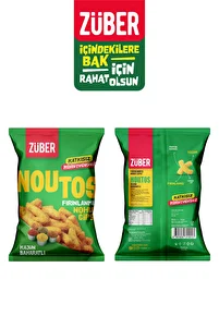 Noutos Fırınlanmış Nohut Cipsi Kajun Baharatlı 55g X 12 Paket ürün fotoğrafı