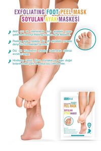 Exfoliating Foot Peel Mask Soyulan Ayak Maskesi ürün fotoğrafı