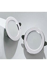 Schuar 7w 3 Renk Sıva Altı Led Downlight Spot -beyaz Krom Kasa (1 Adet) ürün fotoğrafı