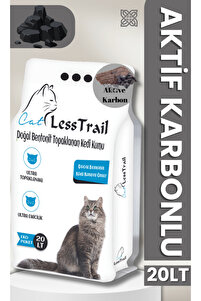 Trail 20 Lt Ince Tane Aktif Karbon Kedi Kumu ürün fotoğrafı