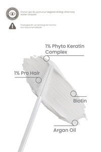 Kaş Kirpik Maskesi 9.5ml - Su Bazlı Parlatıcı Nemlendirici Onarıcı Vegan (%1 KERATİN – BİOTİN) ürün fotoğrafı