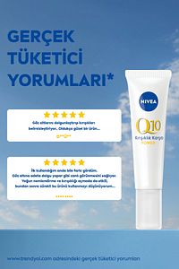 Q10 Kırışıklık Karşıtı Göz Bakım Kremi 15ml, Şişkinlik,Koyu Halka Görünümü,Hyaluronik Asit,Kreatin ürün fotoğrafı