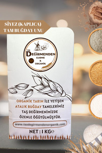 Organik Atalık Siyez Tam Buğday Unu - 1 Kilo ürün fotoğrafı