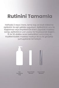 Kaş Kirpik Maskesi 9.5ml - Su Bazlı Parlatıcı Nemlendirici Onarıcı Vegan (%1 KERATİN – BİOTİN) ürün fotoğrafı