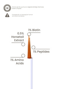 Kaş Kirpik Güçlendirici Serum 3ml – Su Bazlı Besleyici Dolgunlaştırıcı Vegan (%1 BİOTİN- %1 PEPTİT) ürün fotoğrafı