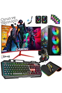 Prime X90 Ryzen 5 5500 32GB Ram 1TB M.2 SSD RTX3050 24" 170Hz Full Set Oyuncu Masaüstü Bilgisayar ürün fotoğrafı