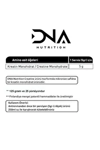 Creatine Monohydrate 125gr ürün fotoğrafı