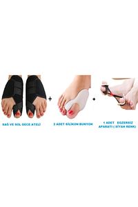 2 Li Set Ayak Baş Parmak Parmağı Kemik Kemiği Çıkıntısı Için Aparat Atel Halluks Valgus Bunyon ürün fotoğrafı