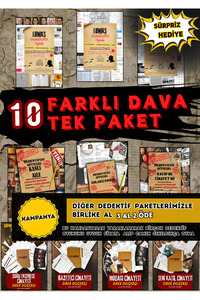 Dedektif Oyunu-suçluyu Bulma-katili Bulma Oyunu-cinayet Bulma-katil Bulma-gizem ürün fotoğrafı