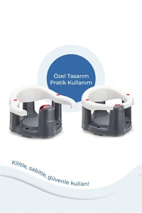 Önden Açılır Banyo & Mama Oturağı Beyaz ürün fotoğrafı