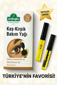 Kaş Kirpik Bakım Yağı 20 ml Organik Argan Yağlı & Doğal E Vitaminli ürün fotoğrafı