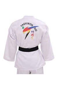Şeritli Taekwondo Elbisesi (Dişlik Hediyeli) ürün fotoğrafı
