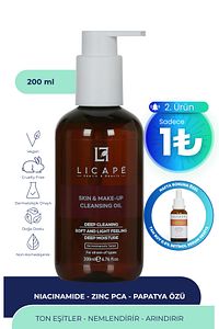 İki Aşamalı Cilt Ve Makyaj Temizleme Yağı 200 ml ürün fotoğrafı