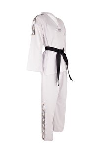 Şeritli Taekwondo Elbisesi (Dişlik Hediyeli) ürün fotoğrafı