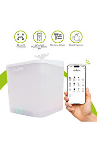 Akıllı Kedi Köpek Su Şelalesi Su Pınarı Su Sebili - WiFi - Uv - 2.2 Lt Otomatik Su Temizleme – ürün fotoğrafı