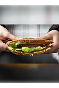 4'lü Ekşi Mayalı Tam Buğday Lavaş Tandır Ekmeği (Diyabetik Ekmek) (1Paket 330 Gr) ürün fotoğrafı