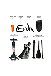Paddle Board Stand Up Sup Şişme Sörf Tahtası 335*75*15 cm ürün fotoğrafı