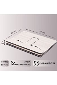 Ahşap Kitap Okuma Standı Tablet Standı Kitap Tutucu Rahle (ERİK) ürün fotoğrafı